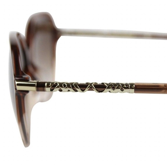 BURBERRY Unisex Oversized Brown With Pink Gradient Sunglasses 4228-F 3608/13 - Picture 3 of 10